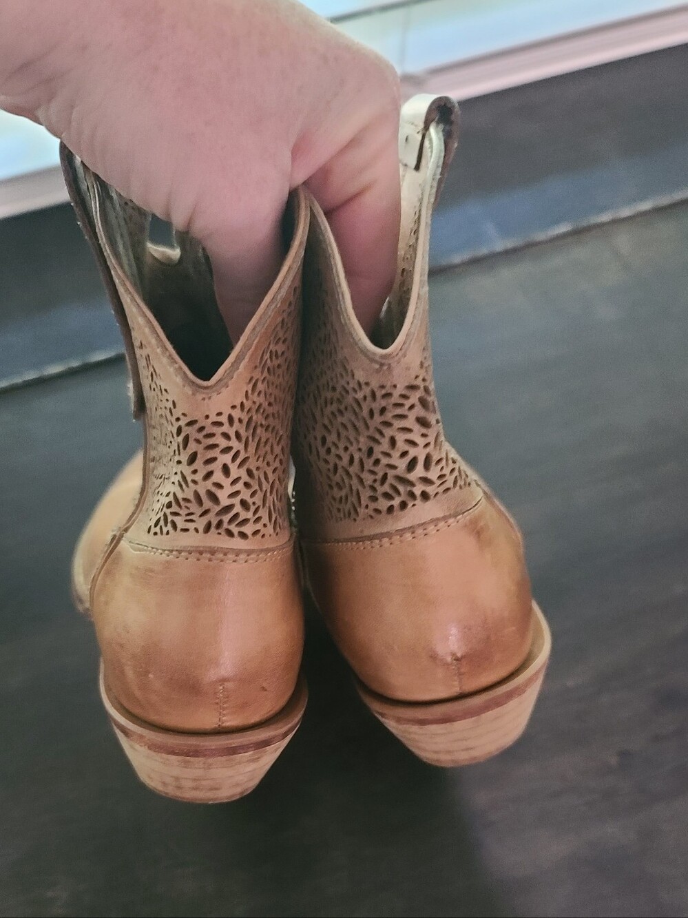 Klub Nico Leather Cowboy Ankle Boots Booties 7 - Picture 3 of 5